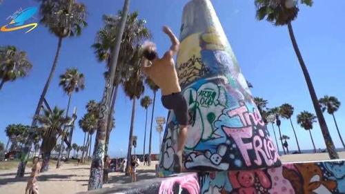 国产小哥跑酷视频,跑酷视频展现中国街头风采